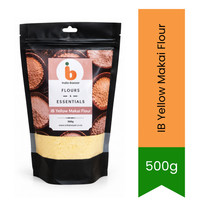 IB Yellow Makai Flour (Yellow Corn Flour) - Premium Fine Milled Flour | Authentic Texture & Taste for Rotis, Breads & Traditional Recipes | South Africa | India Bazaar