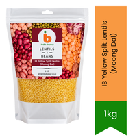 IB Yellow Split Lentils (Moong Dal) -  Best Value, High Protein & Fast Cooking | Perfect for Soups, Curries & Meals | South Africa | India Bazaar