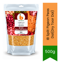 IB Split Pigeon Peas Dal (Toor / Tuver Dal) - Premium Skinned Yellow Split Lentils for Daily Comfort Tadka & Sambar, Essential Protein-Rich Pulses | South Africa | India Bazaar