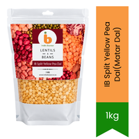 IB Split Yellow Pea Dal (Matar Dal) - Budget Saver, High Protein & Thick Texture | Perfect for Soups, Curries & Meals | South Africa | India Bazaar