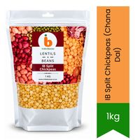 IB Split Chickpeas (Chana Dal) - Essential Indian Staple for Thick Tadka Dal, Soups & Curries, Protein-Rich Healthy Cooking | South Africa | India Bazaar