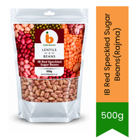 IB Red Speckled Sugar Beans (Rajma) | 1kg - Budget-Friendly Plump Legumes for Hearty Stews, Durban Curries & Samp Bowls | South Africa | India Bazaar