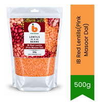 IB Red Lentils (Pink Masoor Dal) - Best Value, High Protein & Fast Cooking | Perfect for Soups, Curries & Meals | South Africa | India Bazaar