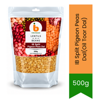 IB Split Pigeon Peas Dal (Oil Toor / Tuver Dal) - Bulk Lentils for Soups, Stews, Curries & Pap | Soft, Mild & Easy-Cooking | South Africa | India Bazaar