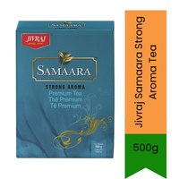 Jivraj Samaara Strong Aroma Tea (Premium Black CTC Loose Leaf) | 250g - Robust & Rich Assam Blend for Energizing Morning Milk Teas, High-Pungency Caffeine Kick | South Africa | India Bazaar