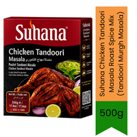Suhana Chicken Tandoori Masala Roast Spice Mix (Tandoori Murgh Masala) - Easy Clay Oven Marinade for Braai BBQ, Air Fryer Wings & Grilled Tandoori Platters | South Africa | India Bazaar