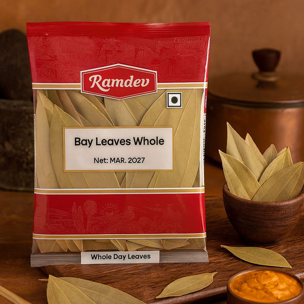 Ramdev Whole Bay Leaves 50g – Premium Quality|BB:MAR.2027