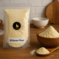 IB Chickpea Flour (Besan / Chana Flour) 1kg & 5kg | Best Value, High Protein & Smooth Texture | Perfect for Baking, Frying & Cooking | South Africa | India Bazaar