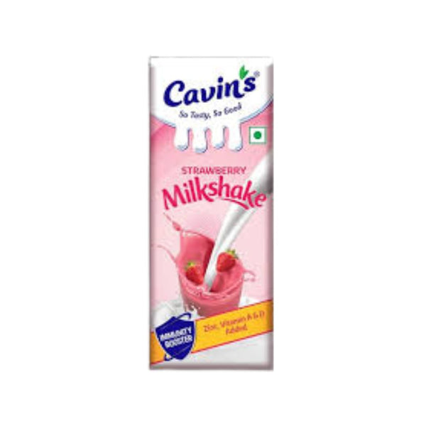 Cavins Strawbeery milkshake 170ml|BB:03.DEC.2025