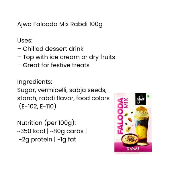 Ajwa Falooda Mix Rabdi |JAN.2026