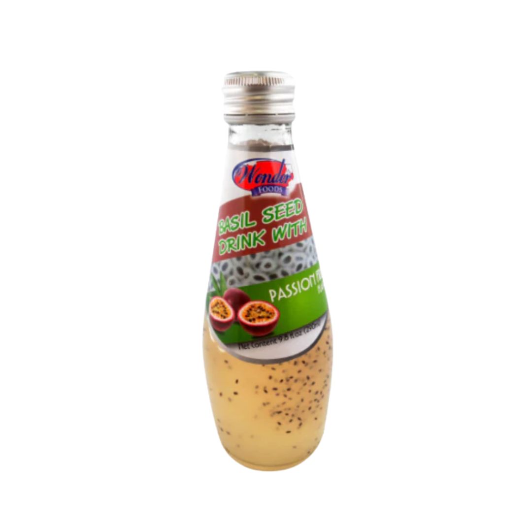 Wonder Foods Basil Seeds Passion Fruit Flavor Juice