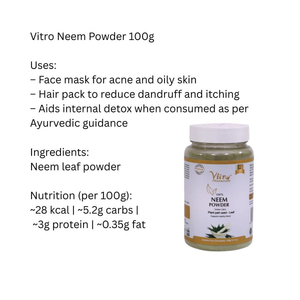 Vitro Neem Powder|BB:15.OCT.2026
