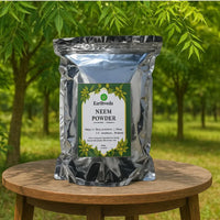 EarthVeda Neem Powder (Neem Churna) | 100g - Bitter Herbal Powder for Skin Purifying, Blood Detox & Natural Acne Management | South Africa | India Bazaar