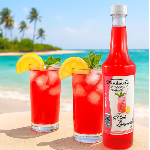 Firdous Pink Lemonade Cordial 750ml |BB:14.JUN.2026