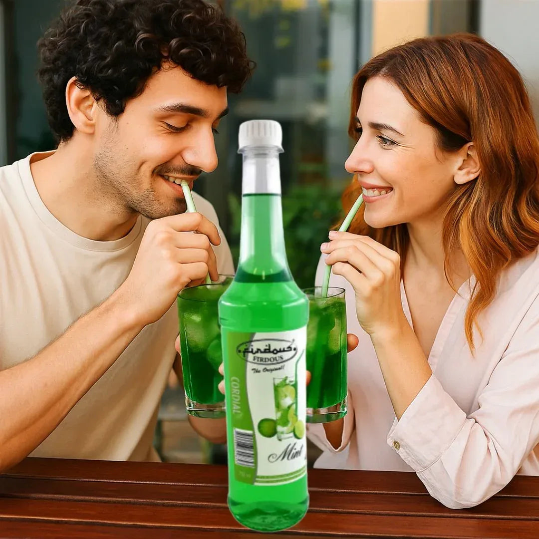 Firdous Lemon & Lime Cordial 750ml | Refreshing Citrus Drink Mix for Water, Cocktails & Summer Drinks | South Africa | India Bazaar