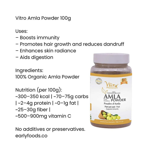 Vitro Amla Powder|BB:23.APR.2027