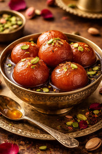 Shan Fried Milk Dough Balls in Sugar Syrup | Gulab Jamun Mix 100g | Soft Syrup-Soaked Dessert | Easy Sweet Treat | South Africa | India Bazaar