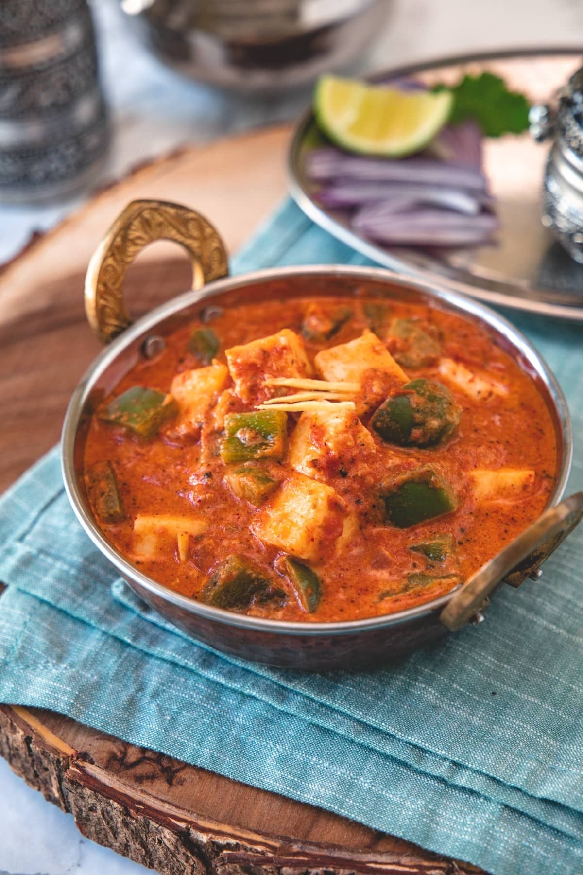 Mother's Recipe Kadhai Paneer Cottage Cheese Curry Spice Mix (Karahi Paneer Masala) | 80g - Bold Restaurant Style Stir Fry Base for Onion Capsicum Gravies, Zesty Fresh Ground Spices | South Africa | India Bazaar