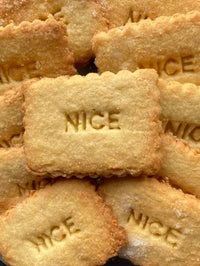 Parle Nice Coconut Sugar Sprinkled Biscuits (Bolacha Nariyal) | 375g - Light Crispy Sweet Tropical Tea Biscuits for Afternoon Coffee Dunking & Holiday Tart Bases | South Africa | India Bazaar