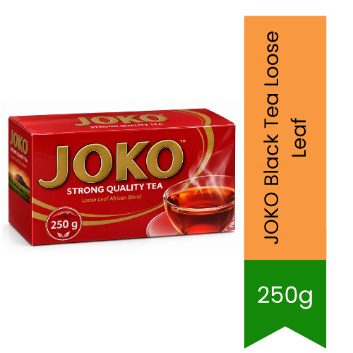 JOKO Black Tea Loose Leaf | 250g - Strong Rich Ceylon Blend | Bold Flavor & Full-Bodied Aroma for Traditional Milk Tea | South Africa | India Bazaar