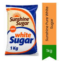 Sunshine Pure White Sugar - Premium Cane Sugar Granules | Perfect Daily Sweetness for Cooking, Baking & Tea Beverages | South Africa | India Bazaar
