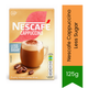 Nescafe Cappuccino Less Sugar | 125g - Low Sugar Instant Coffee Mix | Lightly Sweetened, Rich Espresso with Creamy Froth Layer | South Africa | India Bazaar