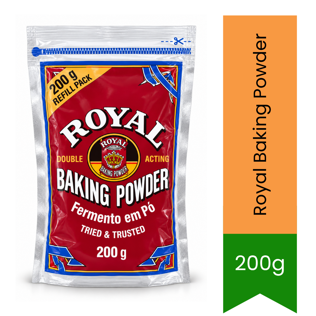 Royal Baking Powder - Classic Leavening Powder | Ensures Light, Fluffy & Perfectly Risen Baked Goods Every Time | South Africa | India Bazaar