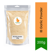 IB Garlic Powder (Lahsun Powder) - Premium Concentrated Dehydrated Garlic Dust for Quick Seasoning, Garlic Bread, Pasta & Stir-Fry Marinades | South Africa | India Bazaar