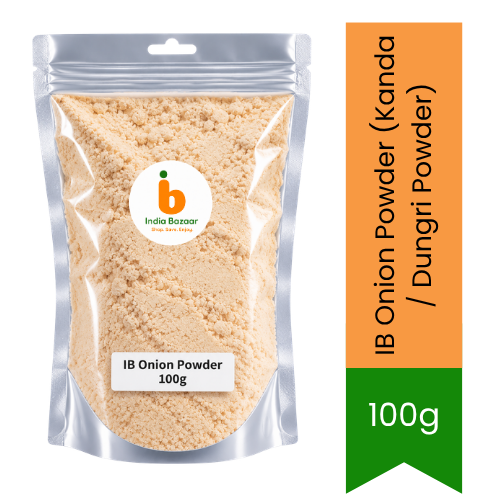 IB Onion Powder (Kanda / Dungri Powder) - Dehydrated Ground Onion Seasoning for Instant Savoury Flavor in Soups, Sauces, Marinades & Rubs | South Africa | India Bazaar
