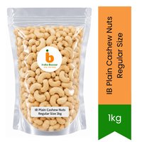 IB Plain Cashew Nuts Regular Size (Kaju) - Premium Whole Nuts & Pantry Staple | Rich Creamy Flavor, Healthy Crunch & Versatile Snack | South Africa | India Bazaar