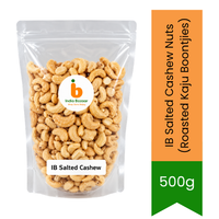IB Salted Cashew Nuts (Roasted Kaju Boontjies) - Premium Quality Salted Oven-Toasted Cashews, Luxury Finger Food Party Snack & Hospitality Tray | South Africa | India Bazaar