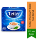 Tetley Premium Black Tea Blend | 102 Tagless Tea Bags - Daily Brew Tea | Bold Full-Bodied Taste & Deep Satisfying Amber Color | South Africa | India Bazaar