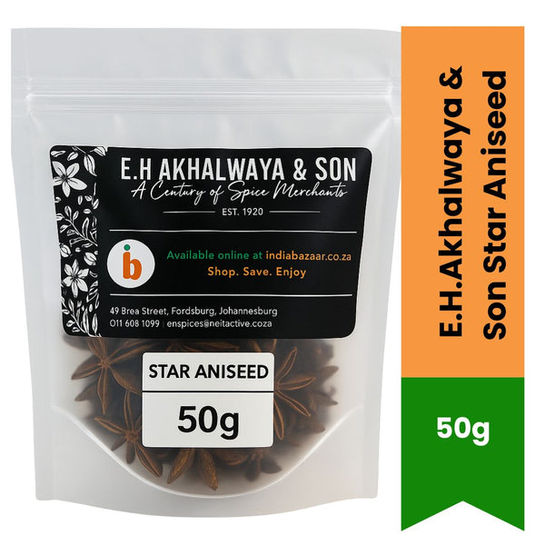 E.H.Akhalwaya & Son Star Aniseed 50g