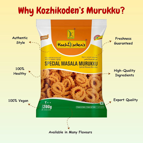 KOZHIKODEN'S Masala Murukku | 200g