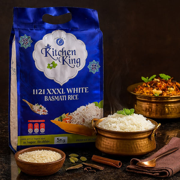 Kitchen King 121 XXXL White Basmati Rice