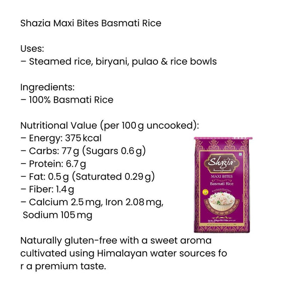 Shazia Maxi Bites Basmati Rice