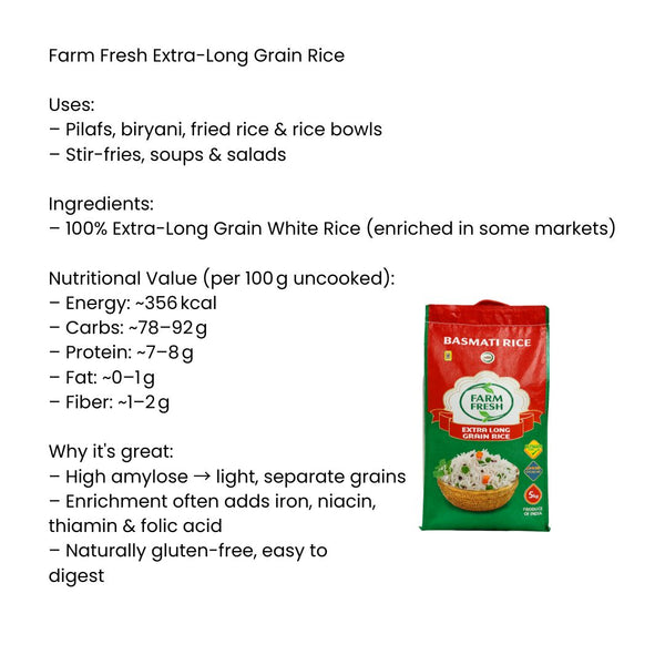 Farm Fresh Extra Long Grain Rice