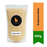 IB Quinoa White (Healthy Superfood Grain) | 500g - Nutrient-Dense Whole Grain High in Protein for Weight Management, Salads & Rice Substitute | South Africa | India Bazaar