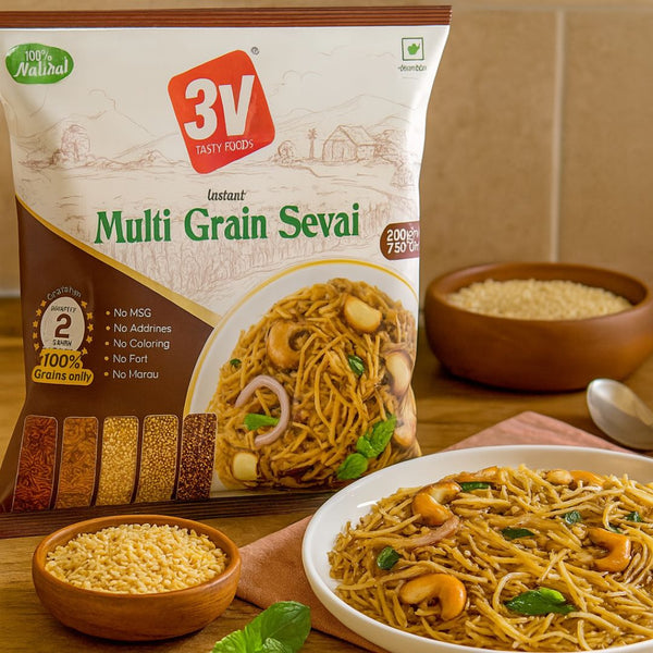 3V Tasty Foods Instant Multi Grain Sevai|BB:21.DEC.2025