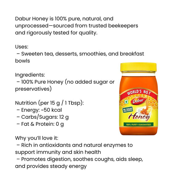 Dabur Honey 500g |BB:NOV.2026