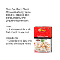 Shan Dahi Bara Chaat Masala (Dahi Vada Spice Dusting) | 50g - Zesty & Tangy Roasted Spice Blend for Cold Yogurt Dumplings & Savoury Snacks | South Africa | India Bazaar