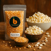 IB Popcorn Seeds (Makai Ke Beej) | 500g - Premium Whole Corn Kernels for Stovetop Popping, Quick Homemade High-Fiber Crispy Family Snacks | South Africa | India Bazaar