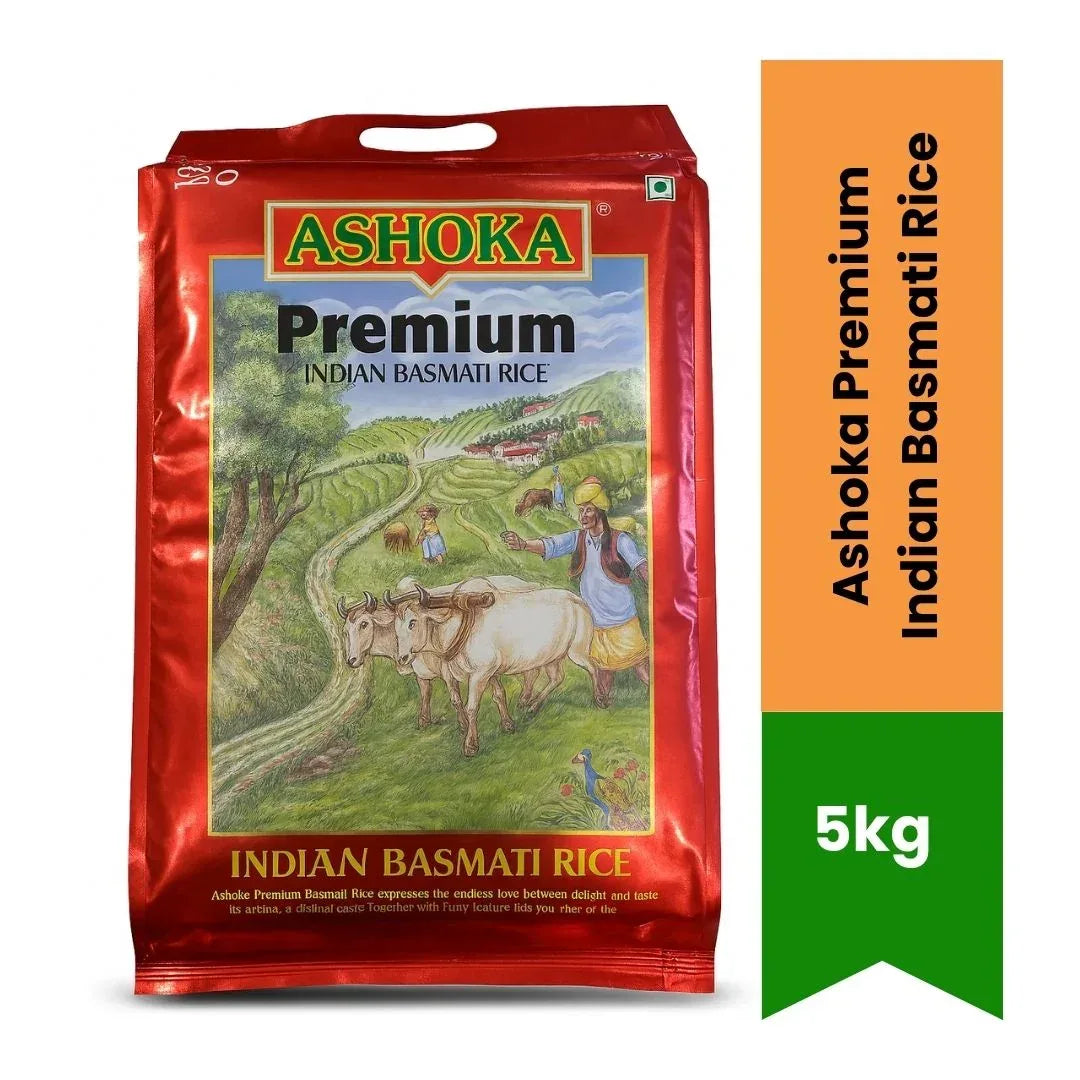 Ashoka Premium Basmati Rice | Long Grain, Fluffy & Aromatic | Perfect for Biryani | South Africa