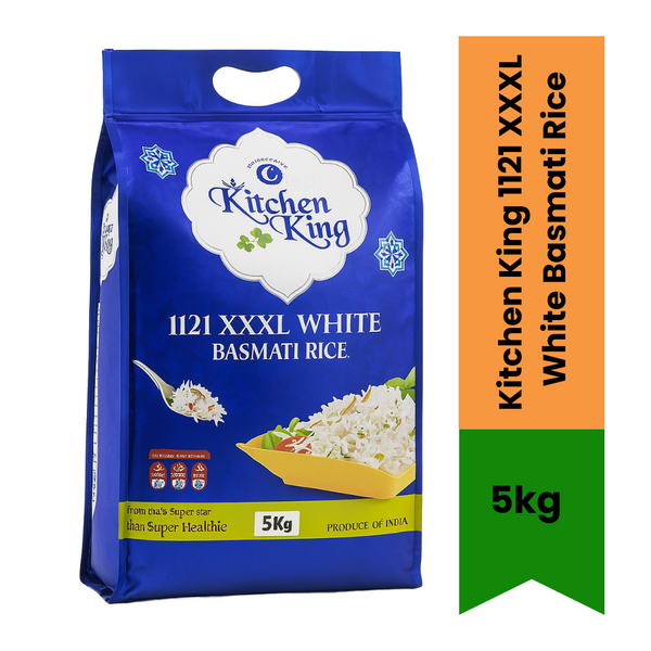 Kitchen King 1121 XXXL White Basmati Rice