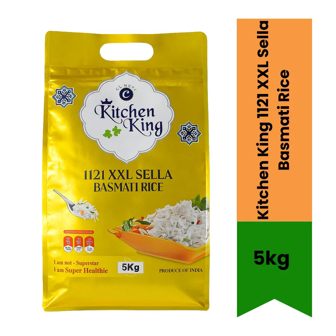 Kitchen King 1121 XXL Sella Basmati Rice | 5kg