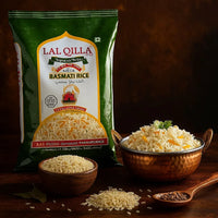 Lal Qilla Supreme Sella Parboiled Meza Basmati Rice Extra Long Grain | 5kg