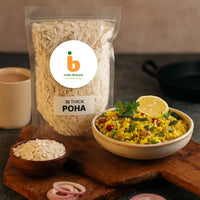 IB Thick Poha (Mota Poha / Flattened Rice) - Premium Pure Traditional Rice Flakes for Breakfast & Evening Snacks | Delivers Authentic Taste, Quick Preparation & Energy | South Africa | India Bazaar