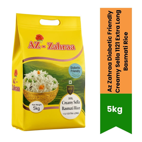 Az Zahraa Diabetic Friendly Creamy Sella 1121 Extra Long Basmati Rice
