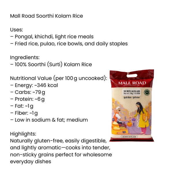 Mall Road Surti Kolam 5kg