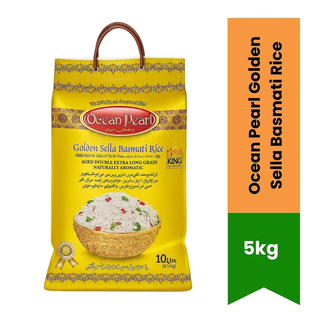 Ocean Pearl Golden Sella Basmati Rice | 5kg